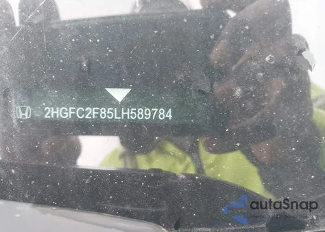 2020 Honda Civic Sport из США, поврежденный, VIN 2HGFC2F85LH589784